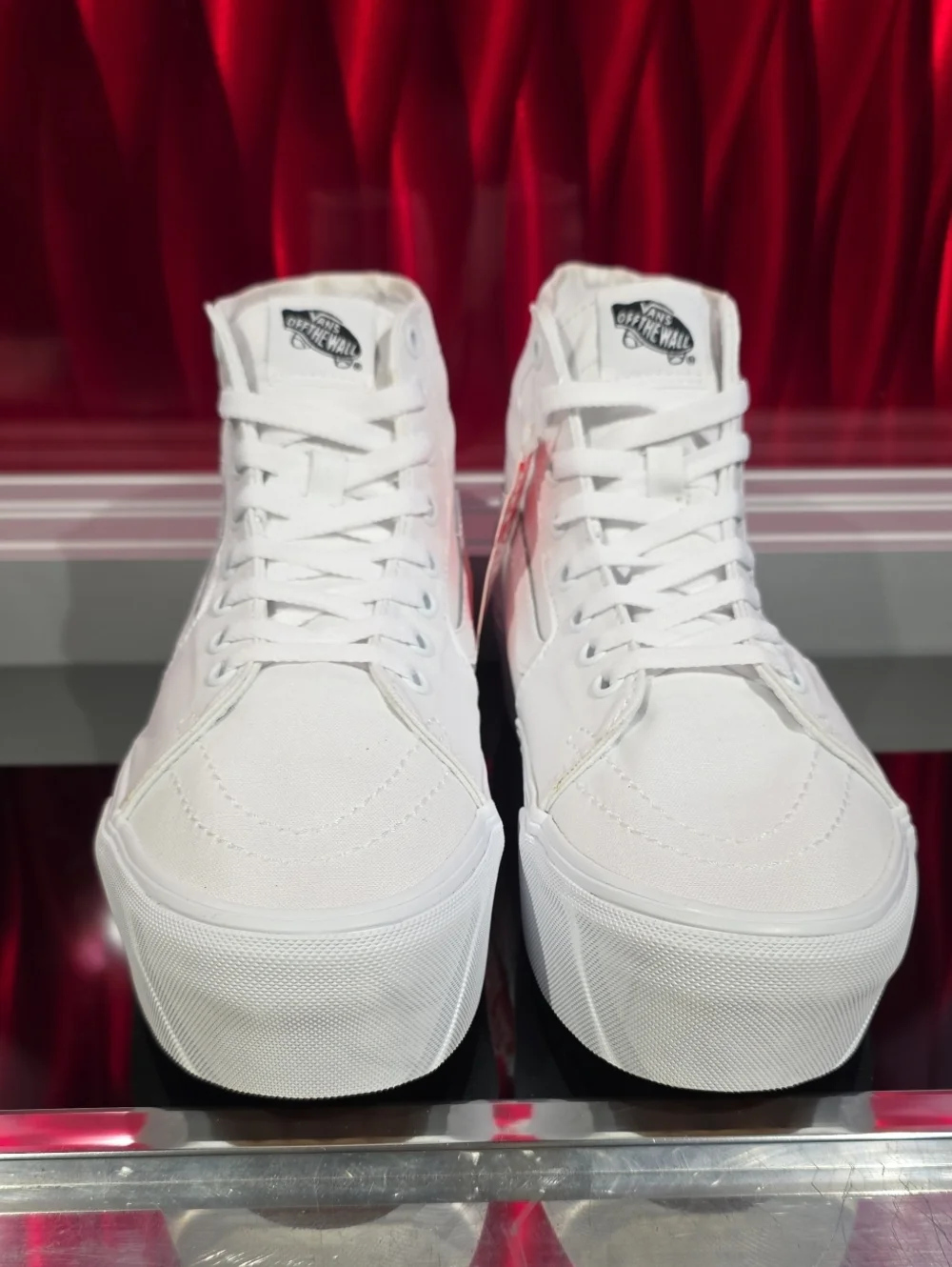 Vans Sk8-Hi Tapered Canvas True White Men's 8.5 Women's 10.0 New With Box